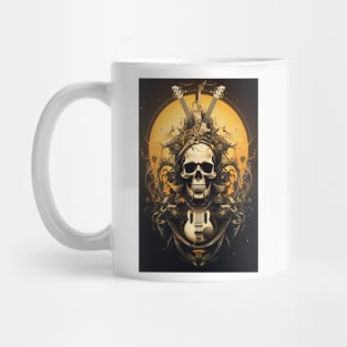 Guitar Skull Mug